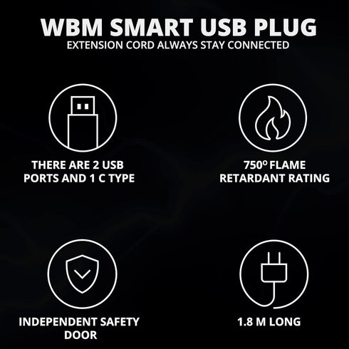 USB Extension Cord Socket | WBM SMART